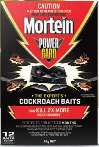 Drakes Mortein power gard cockroach baits 42g 12 pack offer