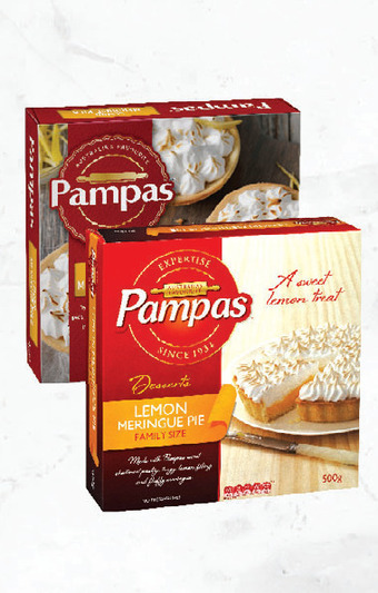 Drakes Pampas lemon meringue pie 400g - 500g offer