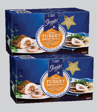 Drakes Steggles festive frozen turkey breast roast 1kg offer