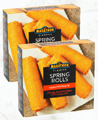 Drakes Marathon spring rolls 4 pack 640g offer