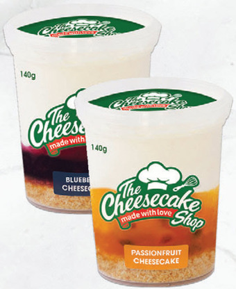 Drakes The cheese cake shop dessert cups 140g offer