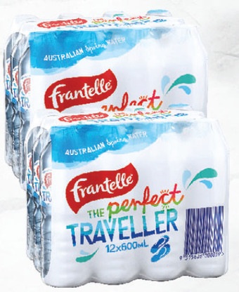 Drakes Frantelle spring water 12x600ml offer