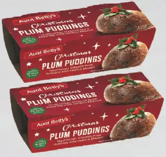 Drakes Aunt betty's single serve christmas pudding 2 pack 200g - 220g offer