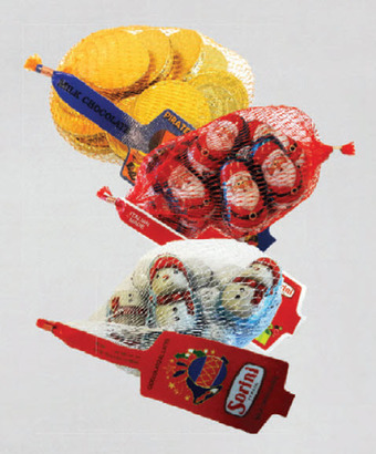 Drakes Sorini chocolate gold coin 80g, cream filled santas or snowman 72g offer