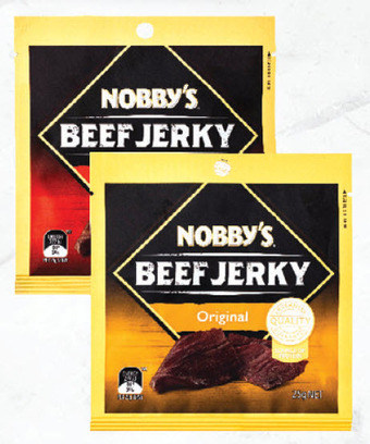 Drakes Nobby's beef jerky 25g offer