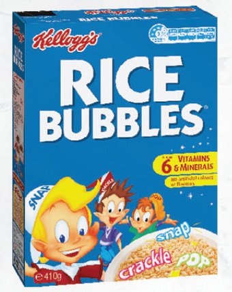 Drakes Kellogg's rice bubbles 410g offer