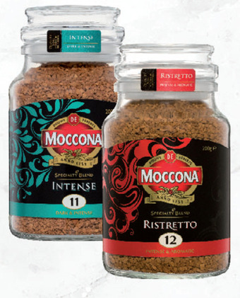 Drakes Moccona specialty blend coffee 200g offer