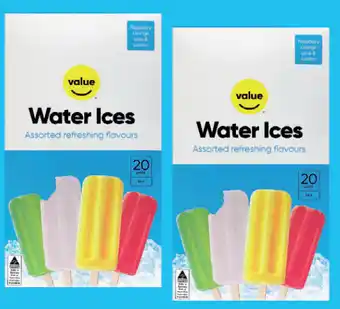 Drakes Value water ices 20 pack 1.4lt offer
