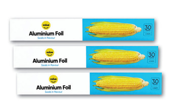 Drakes Value aluminium foil 30cm x 30m offer