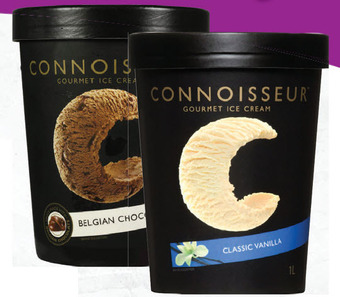 Drakes Connoisseur ice cream 1lt offer