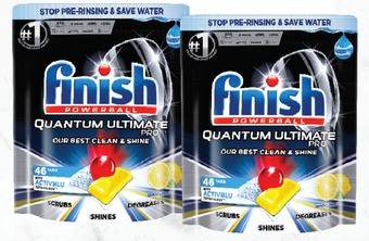 Drakes Finish quantum ultimate pro lemon dishwasher tablets 46 pack offer