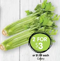 Spudshed Celery offer