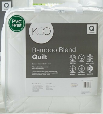 Spotlight 40% off Koo Bamboo Blend Quilt offer