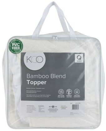 40% off Koo Bamboo Blend Mattress Topper