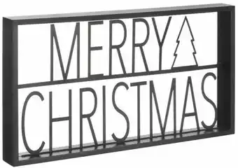 30% off Bouclair Black Nostalgia Merry Christmas Decor
