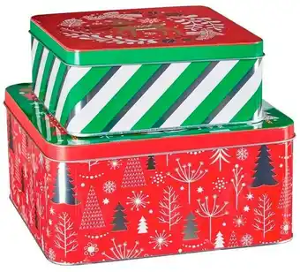 Woodland Storage Tin 2 Pack