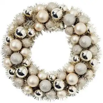 Spotlight 40% off Jolly & Joy Bauble Wreath offer