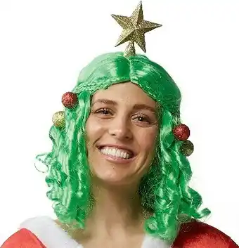 Spotlight 40% off Jolly & Joy Christmas Wig offer
