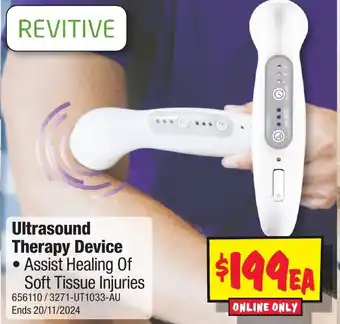 JB Hi-Fi Ultrasound Therapy Device offer