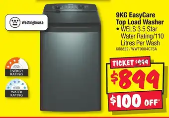 JB Hi-Fi EasyCare Top Load Washer offer