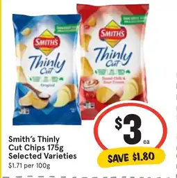 Ritchies Smith's Thinly Cut Chips offer