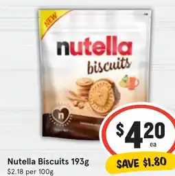 Ritchies Nutella Biscuits offer