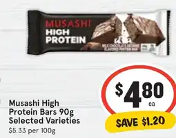 Musashi High Protein Bars