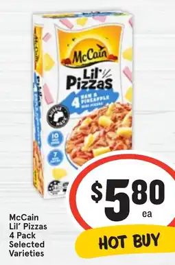 Ritchies McCain Lil' Pizzas 4 Pack offer