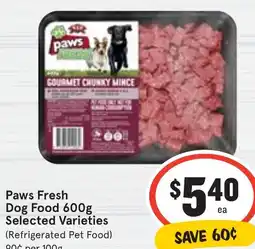 Ritchies Paws Fresh Dog Food offer