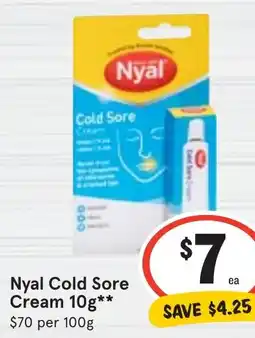 Ritchies Nyal Cold Sore Cream offer