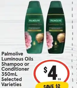 Ritchies Palmolive Luminous Oils Shampoo or Conditioner offer
