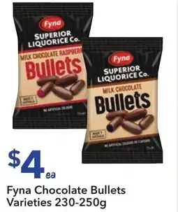 Ritchies Fyna Chocolate Bullets Varieties offer