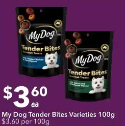 Ritchies My Dog Tender Bites Varieties offer
