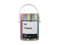 Officeworks Keji Jumbo Crayons 28 Pack offer
