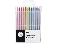 Officeworks Keji Twistable Crayons 12 Pack offer