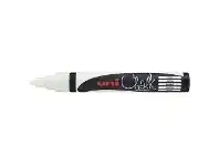 Officeworks Uni Liquid Chalk Marker Bullet Tip White offer