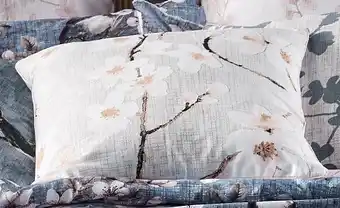 NEW Ombre Home Bloomfields Mangolia Printed Cushion 45x45cm