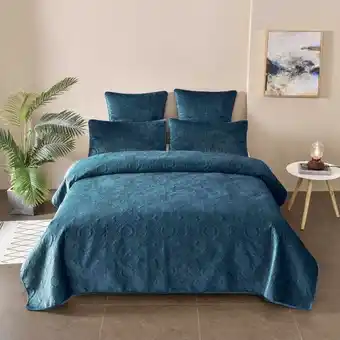 Spotlight Koo Diamond Velvet Coverlet offer