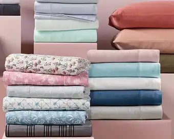 Spotlight Koo Flannelette Printed & Plain Sheet Sets offer