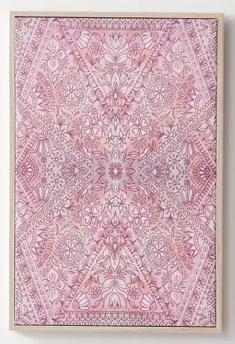 Spotlight NEW Ombre Home Bloomfields Framed Canvas 40x60cm offer