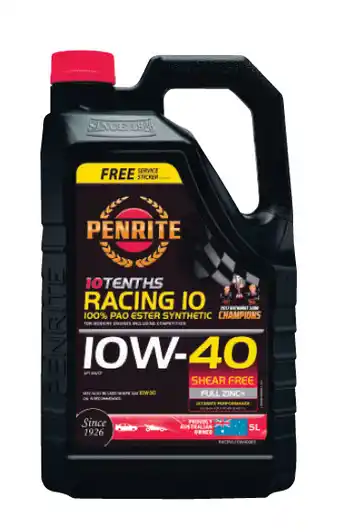 Repco Penrite racing 10 10w-40 5l offer