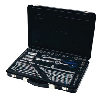 Repco Mechpro blue 60 pc socket & spanner set offer