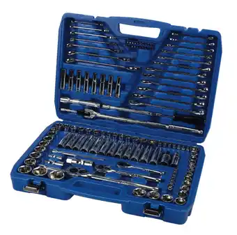 Repco Mechpro blue 128 pc mechanics tool & accessory set offer