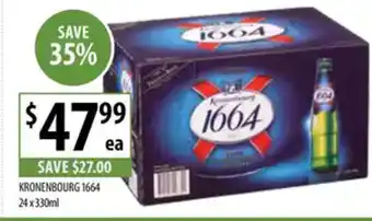 Supabarn KRONENBOURG 1664 offer