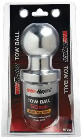 Repco towing essential accessories - chrome tow balls