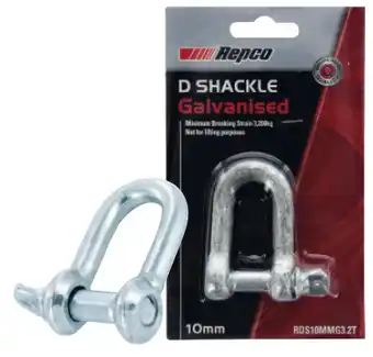 Repco Repco towing essential accessories - galvanised d-shackles offer