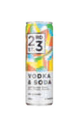 23rd street vodka soda & blood orange 4x300ml