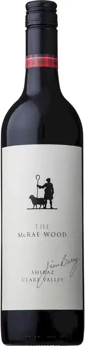 Vintage Cellars Jim barry cellar release mcrae wood shiraz 2014, clare valley offer