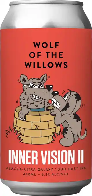 Wolf of the willows hazy ipa 440ml
