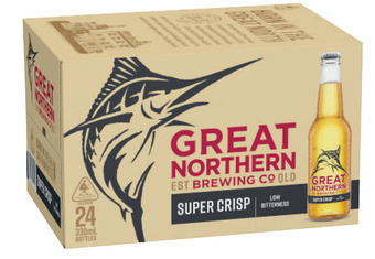 Great northern super crisp lager bottle 330ml